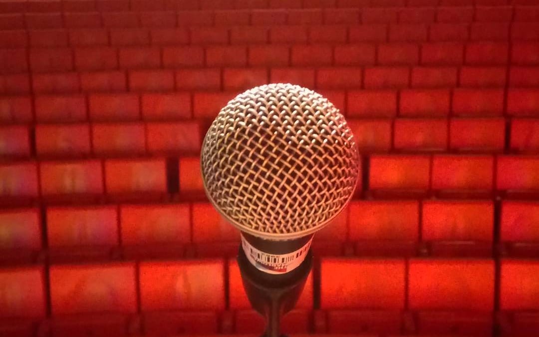 The stage is ready for Live At The Marlowe. Check out our first instagram story for some behind the scenes fun! #comedy #canterbury #marlowetheatre