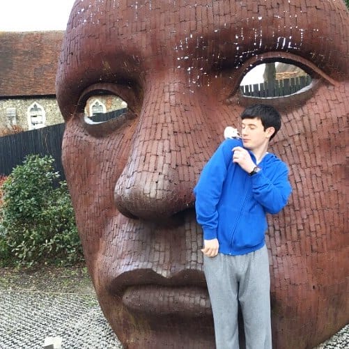 The Curious Incident Of The Dog In The Night-time is opening tonight and Toby the rat has been exploring the theatre! #curiousincident #canterbury #marlowetheatre