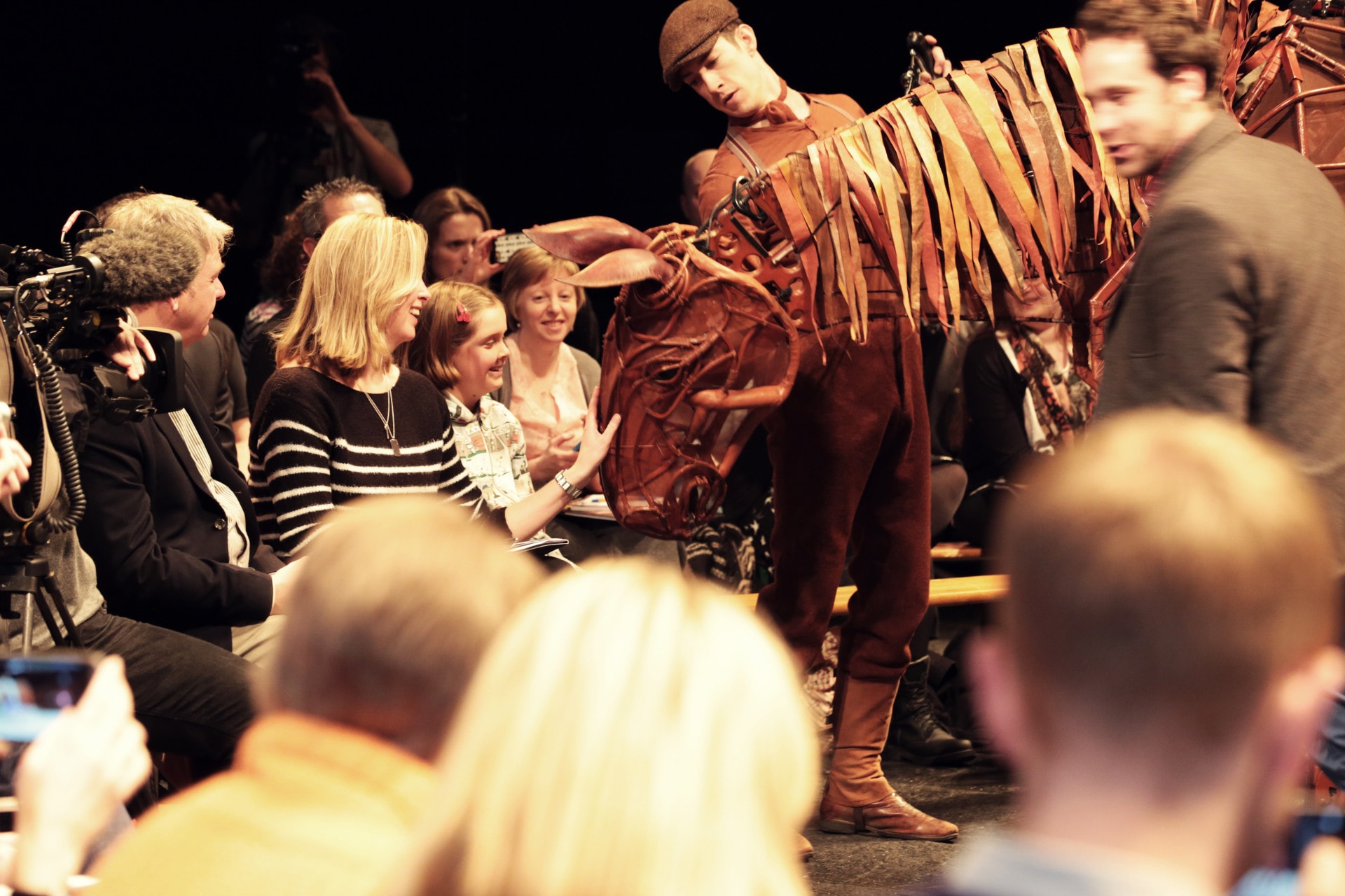 Image of Joey the horse, from War Horse's national tour launch