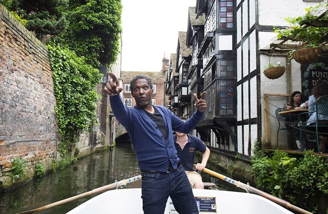 Sissay on the Stour: #LemnSissay, world-famous poet and Canterbury Laureate, was inspired by the river to write Cantuarian, his poem for the city. It will be revealed at a very special performance at the cathedral tomorrow. Before that, hear Lemn live on #BBCr4today at 8.50am. https://bit.ly/2p6hcqj