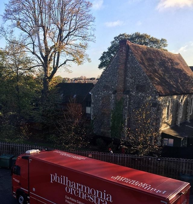 It’s a beaut of a day here in Canterbury and always a pleasure to see @philharmonia_orchestra setting up. We still have a few tickets left for Philharmonia’s magical Arabian Nights concert this evening. Who’s joining us?